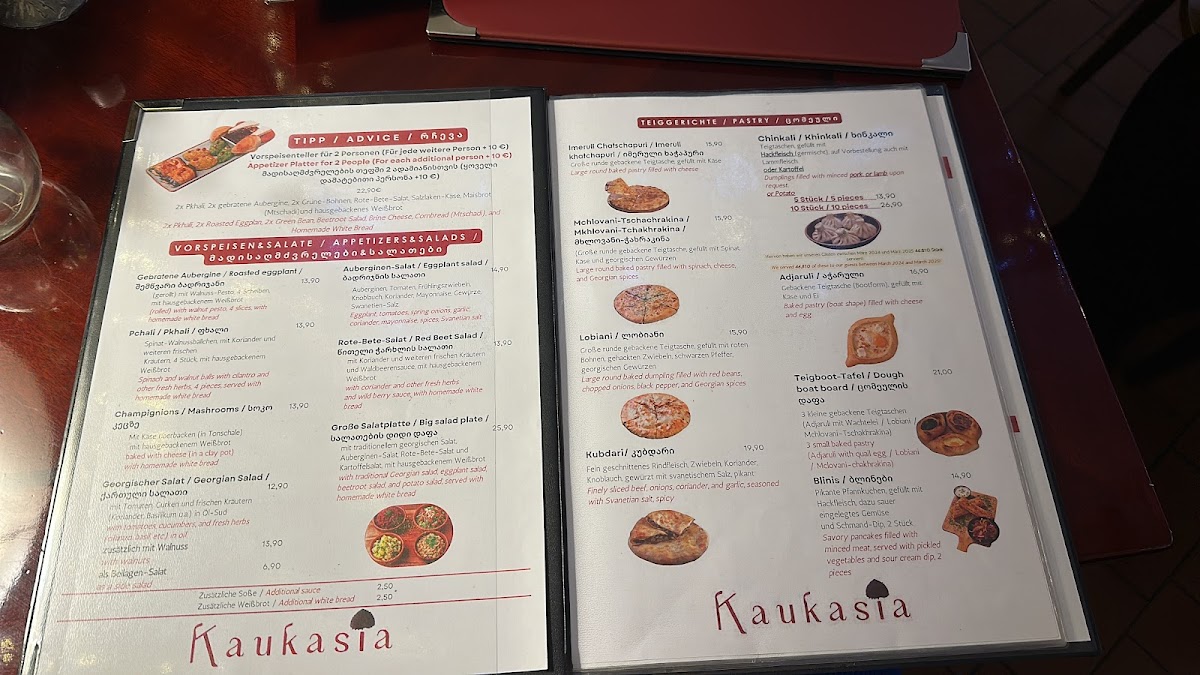 Restaurant & Bistro Kaukasia Photo Menu 6