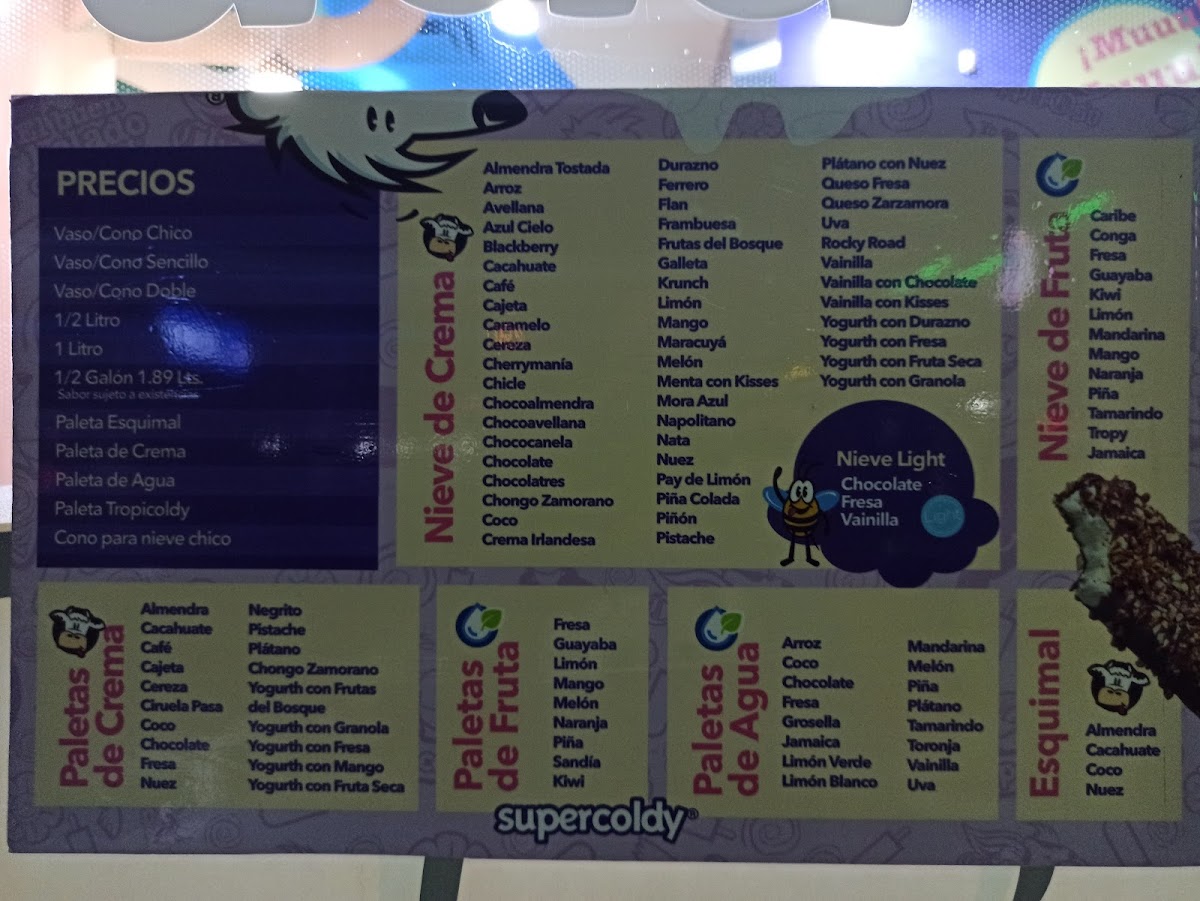 Super Coldy Photo Menu 2