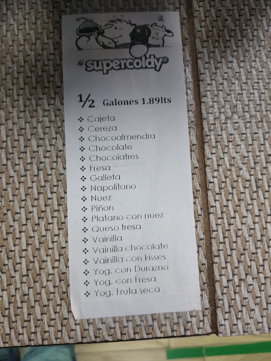 Super Coldy Photo Menu 8