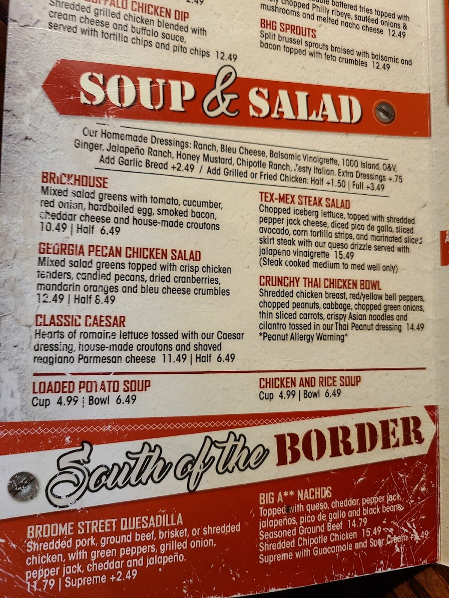 Brickhouse Grille Photo Menu 10