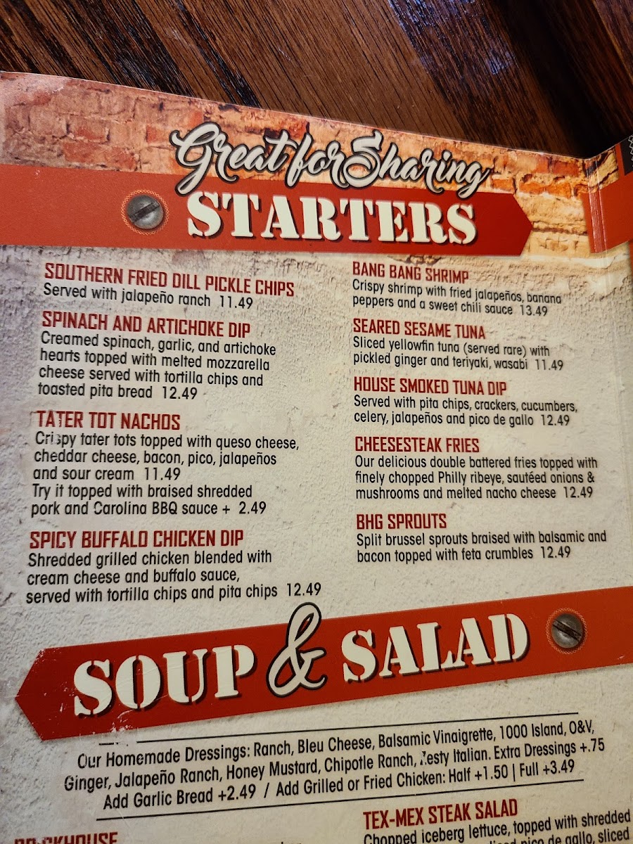 Brickhouse Grille Photo Menu 7