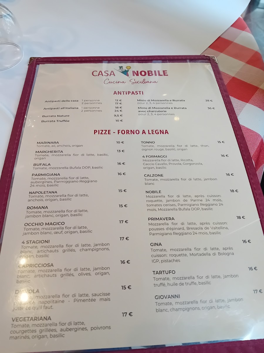 Casa Nobile Photo Menu 3