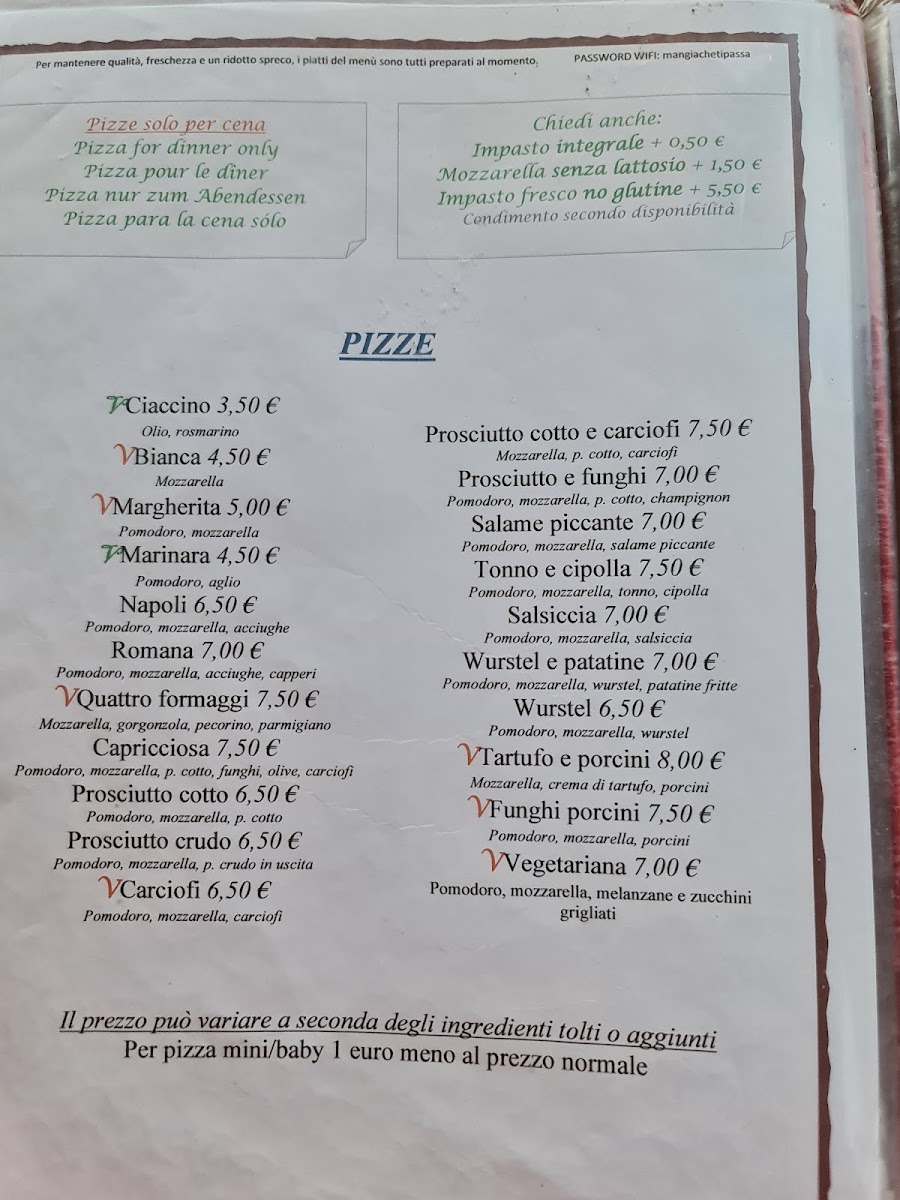 Ristorante Pizzeria Il Botteghino Photo Menu 3