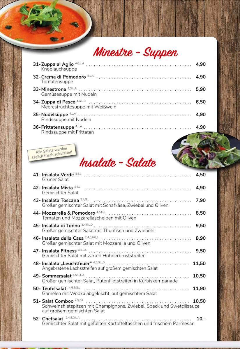 Il Castello Photo Menu 1