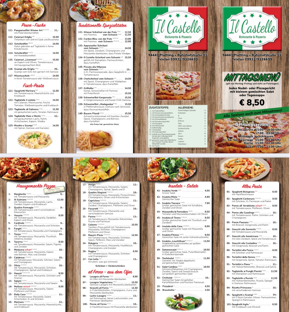 Il Castello Photo Menu 5