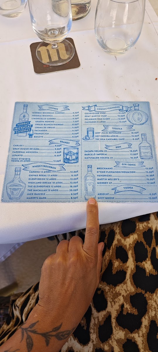 Restaurante Can Gat Ibiza Photo Menu 10