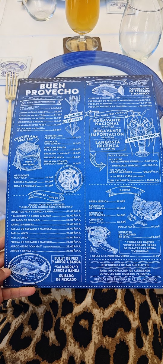 Restaurante Can Gat Ibiza Photo Menu 7