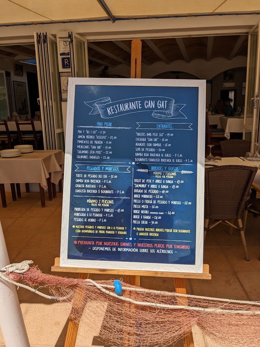 Restaurante Can Gat Ibiza Photo Menu 9
