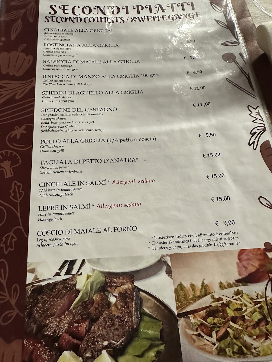 Ristorante Il Castagno da Nichi Photo Menu 1