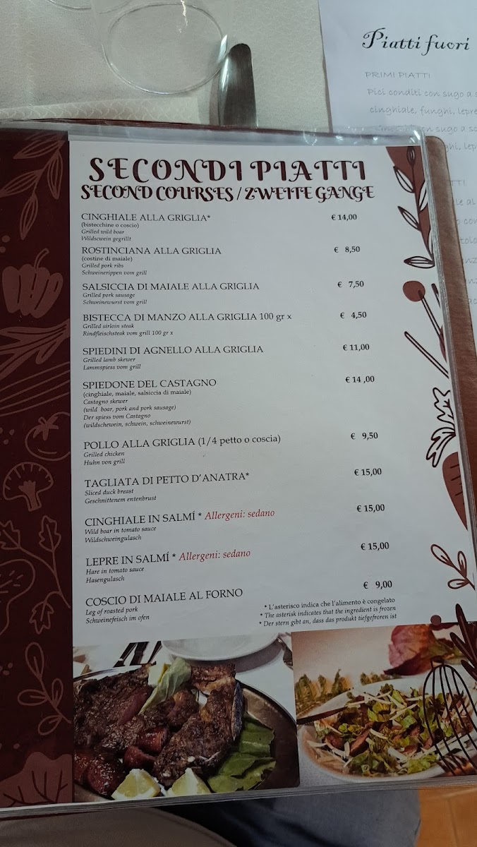 Ristorante Il Castagno da Nichi Photo Menu 9