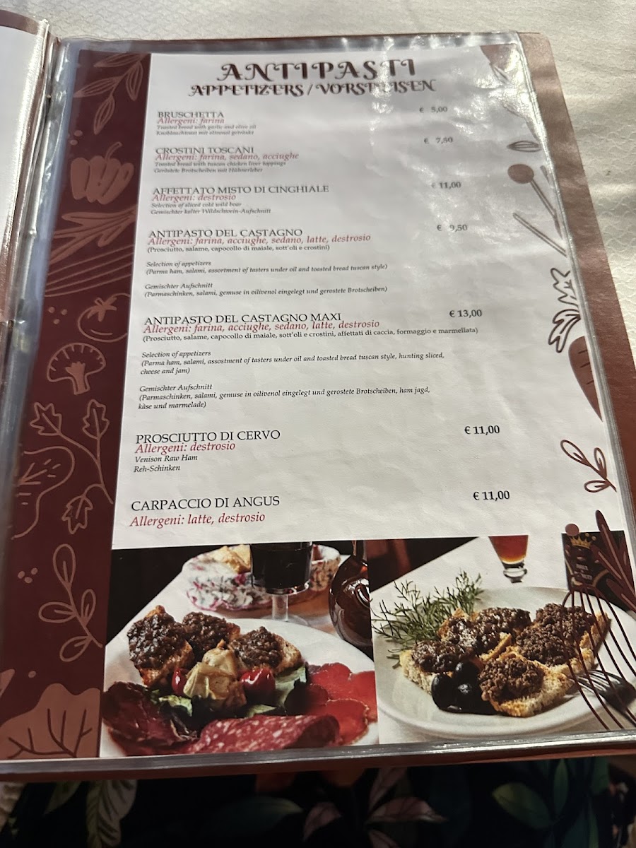Ristorante Il Castagno da Nichi Photo Menu 6