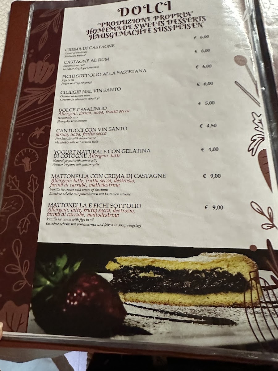 Ristorante Il Castagno da Nichi Photo Menu 8
