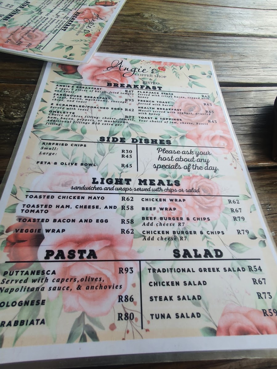 Angies Coffee Shop Photo Menu 5