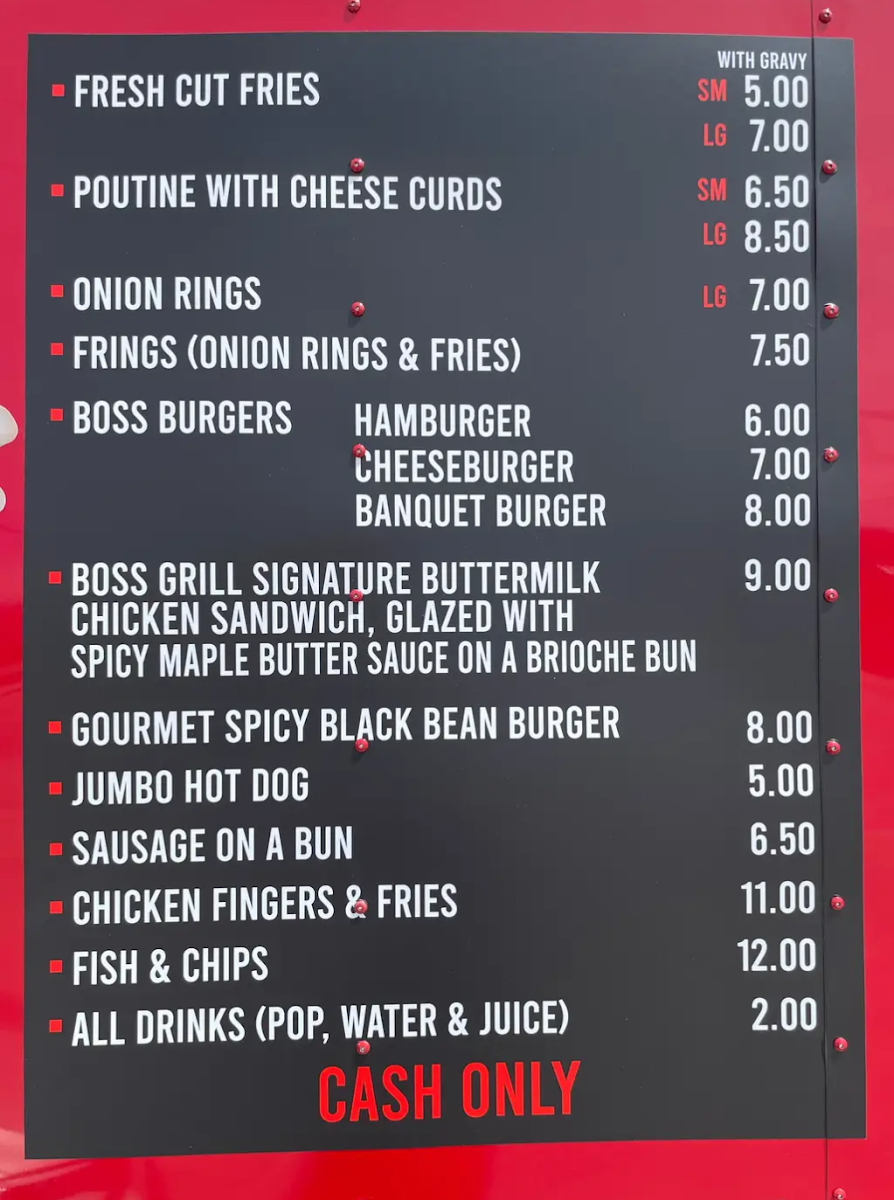 Boss Grille Photo Menu 1