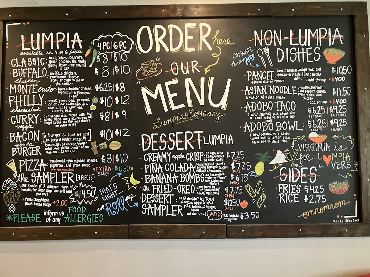 Lumpia & Company Photo Menu 1