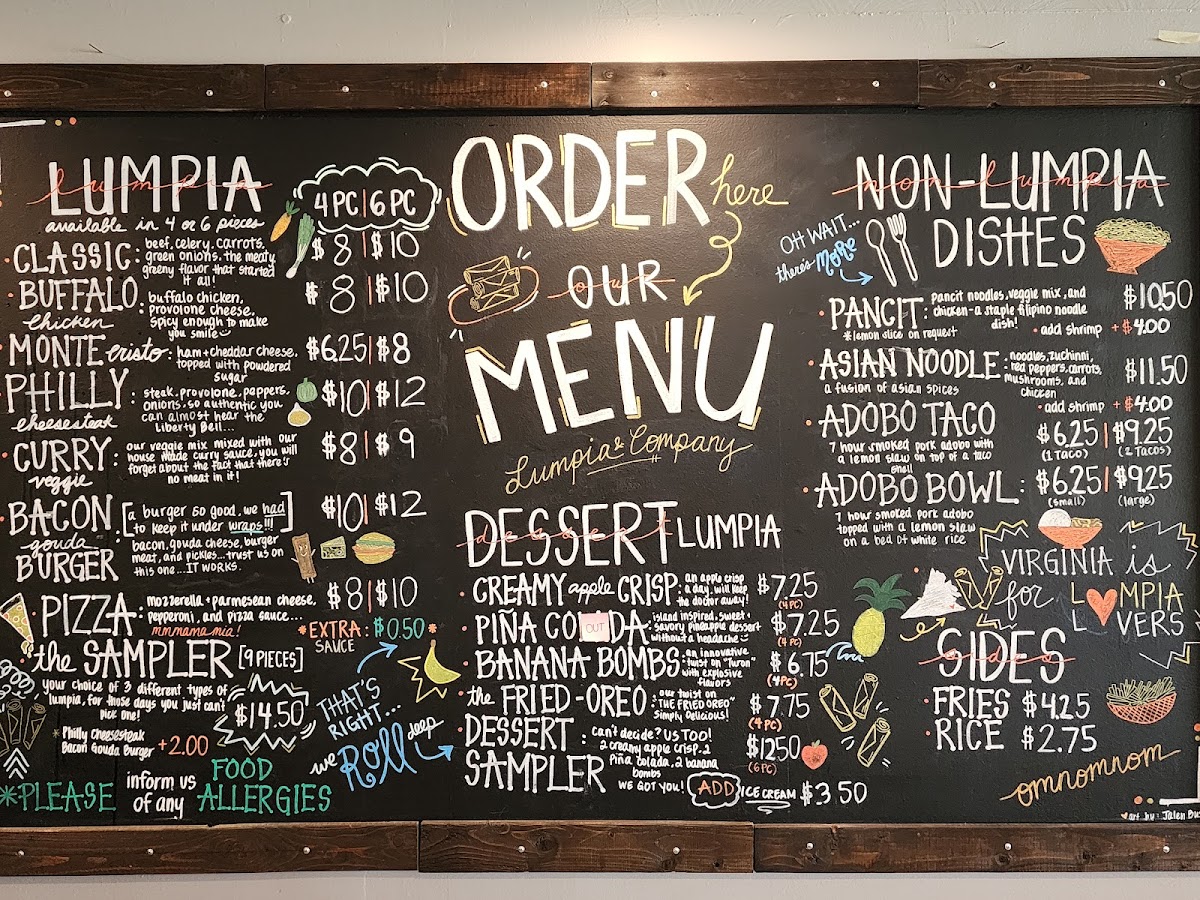 Lumpia & Company Photo Menu 2