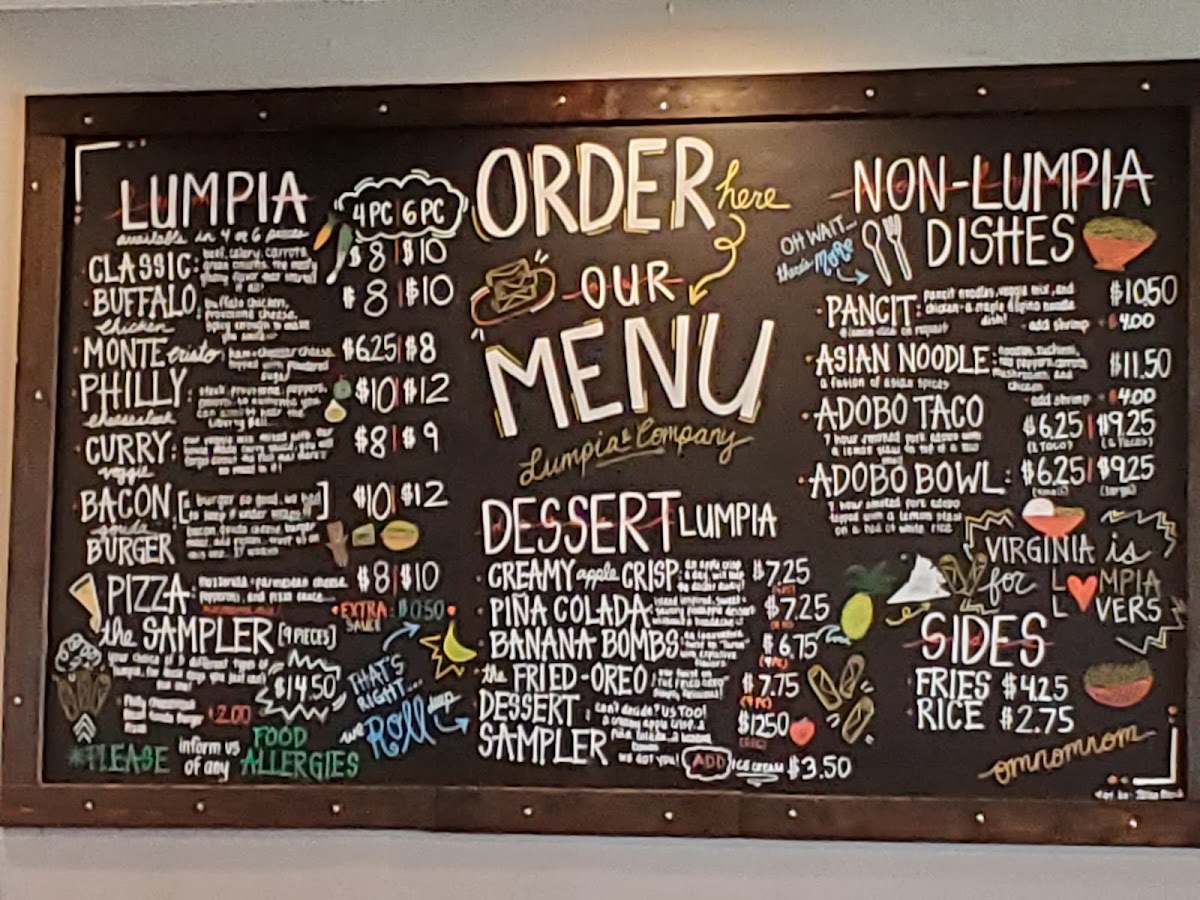 Lumpia & Company Photo Menu 8