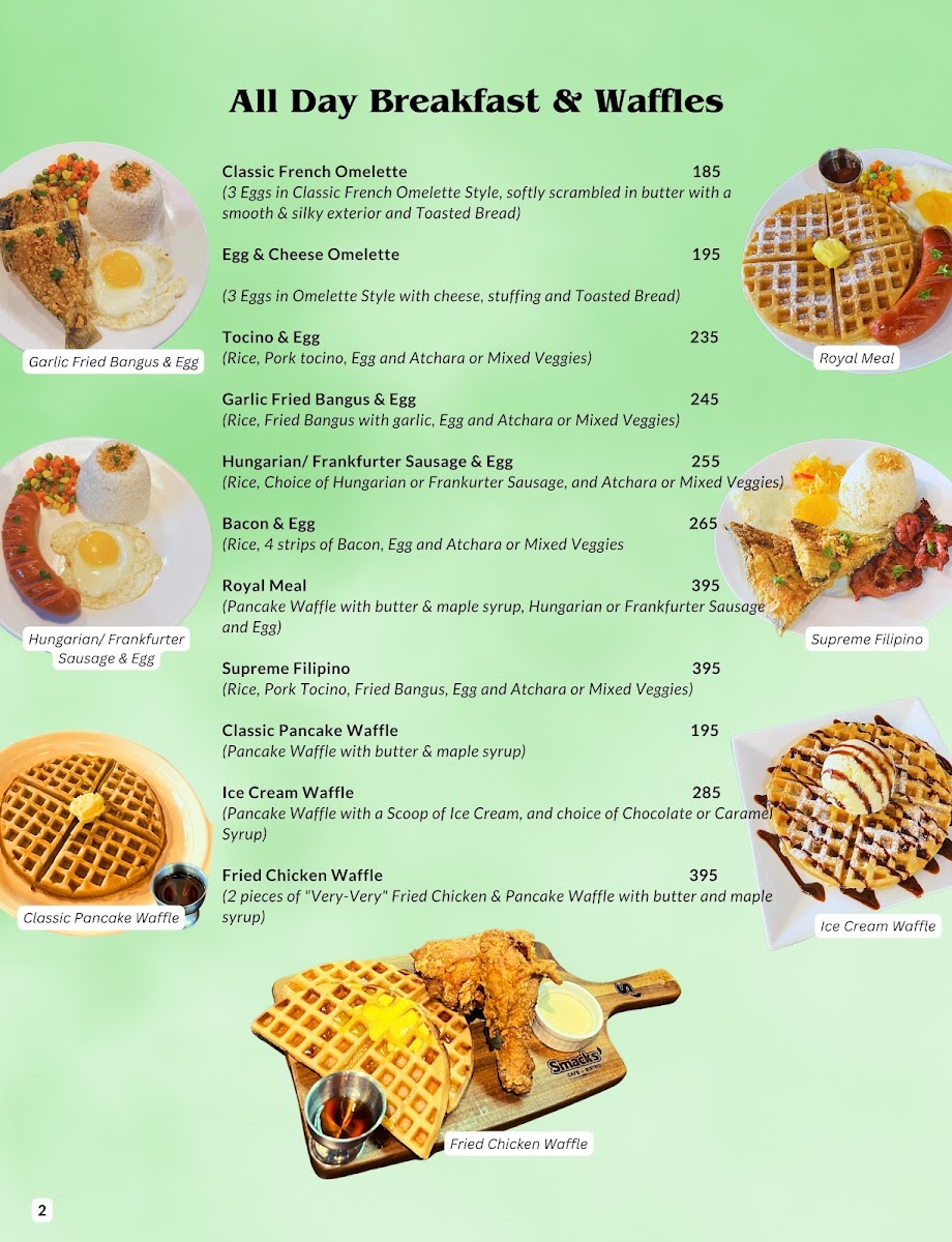 Smacks Bistro Photo Menu 4