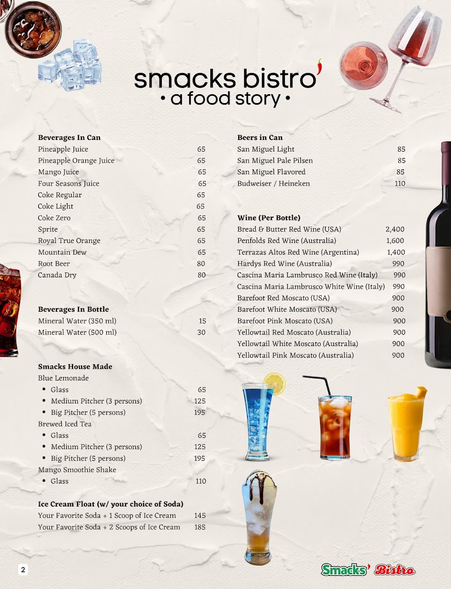 Smacks Bistro Photo Menu 6