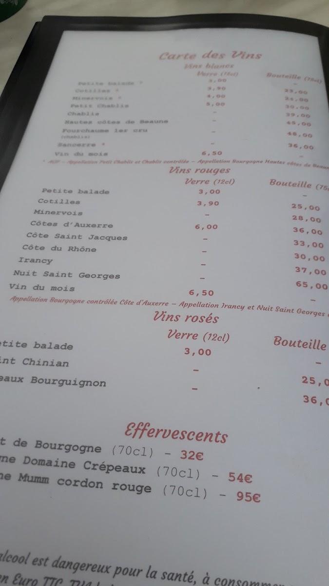 Le Bistrot du Chapeau Photo Menu 7