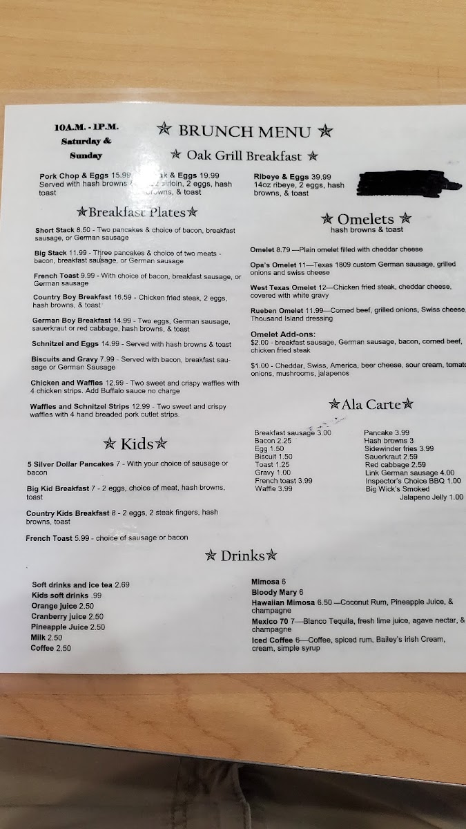 Texas 1809 Photo Menu 2