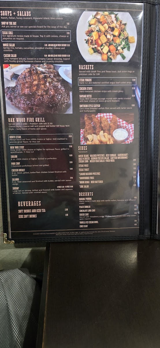 Texas 1809 Photo Menu 3