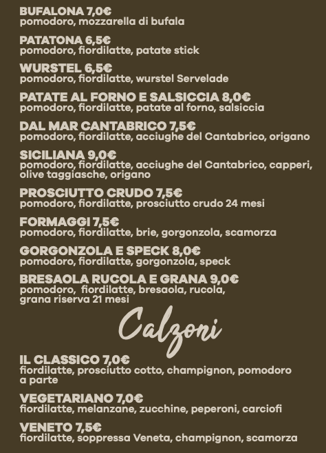 LievitArti - Cadoneghe Photo Menu 1