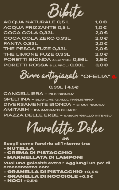 LievitArti - Cadoneghe Photo Menu 3