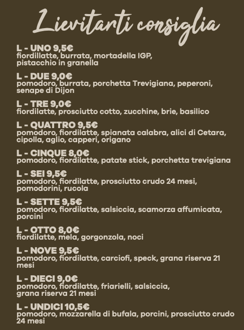 LievitArti - Cadoneghe Photo Menu 5