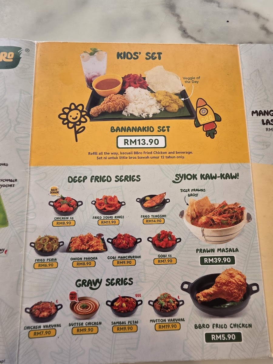 BananaBro • Kota Damansara • Halal Certified Photo Menu 10