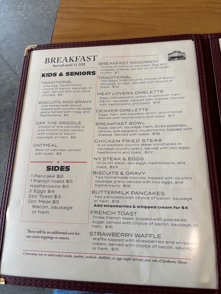 Warmhouse Restaurant Photo Menu 2