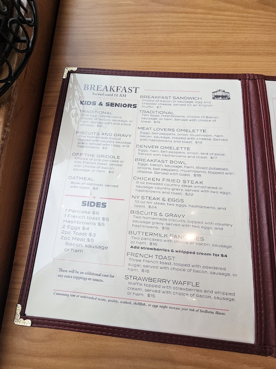 Warmhouse Restaurant Photo Menu 3