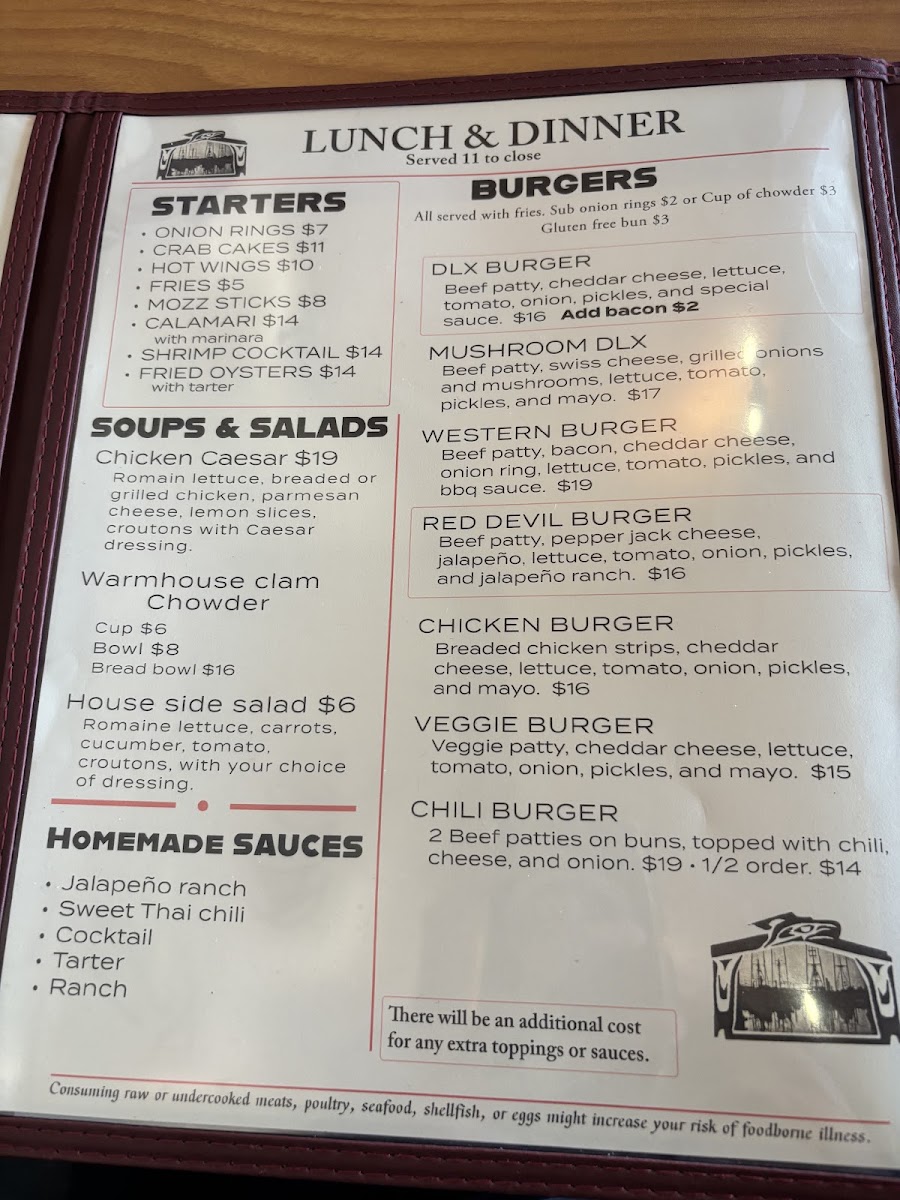 Warmhouse Restaurant Photo Menu 6