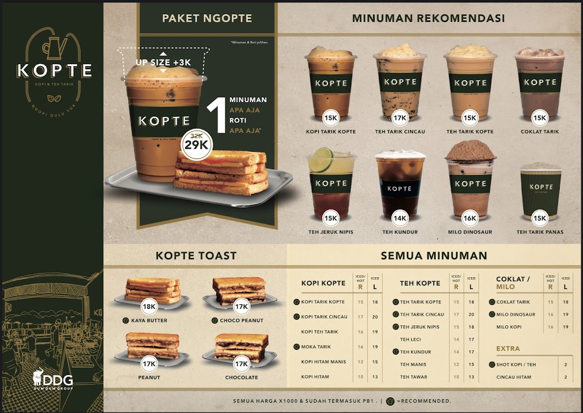 KOPTE PULO GEBANG Photo Menu 1