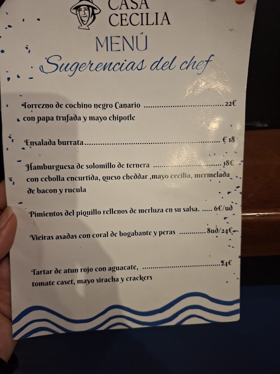 Restaurante Casa Cecilia Photo Menu 9