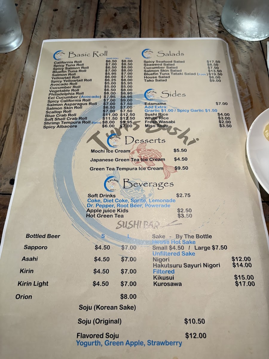 Turi's Sushi bar Photo Menu 2