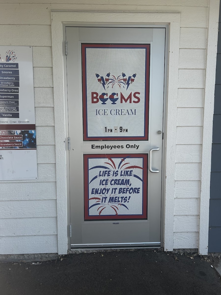 Booms Ice Cream Shop Photo Menu 10