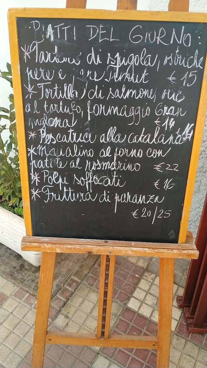 Mos Restaurant Alghero Photo Menu 7