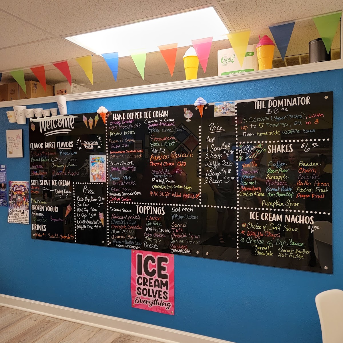 Dominick's Froyo and Ice cream Photo Menu 1