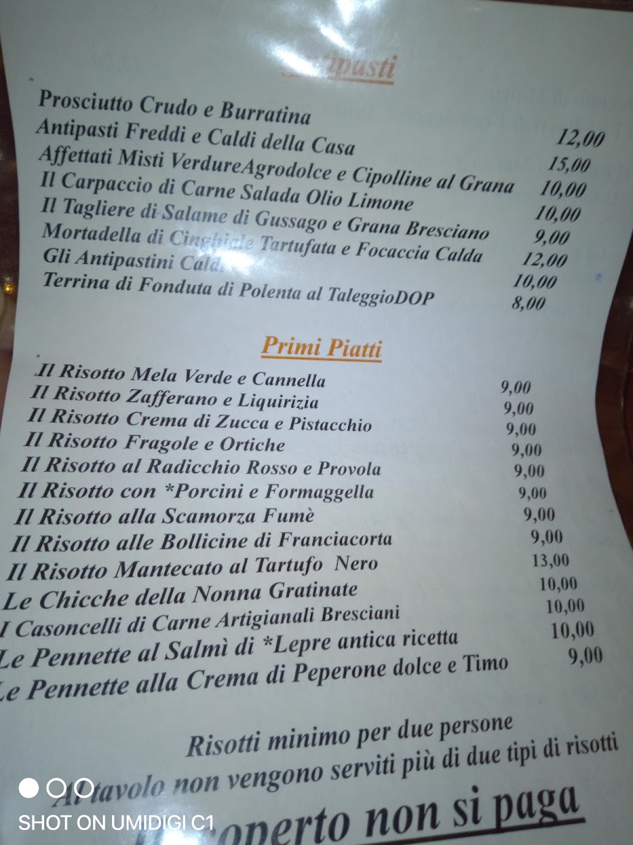 Trattoria Nuovo Rustichello | Cucina bresciana e nazionale Photo Menu 6