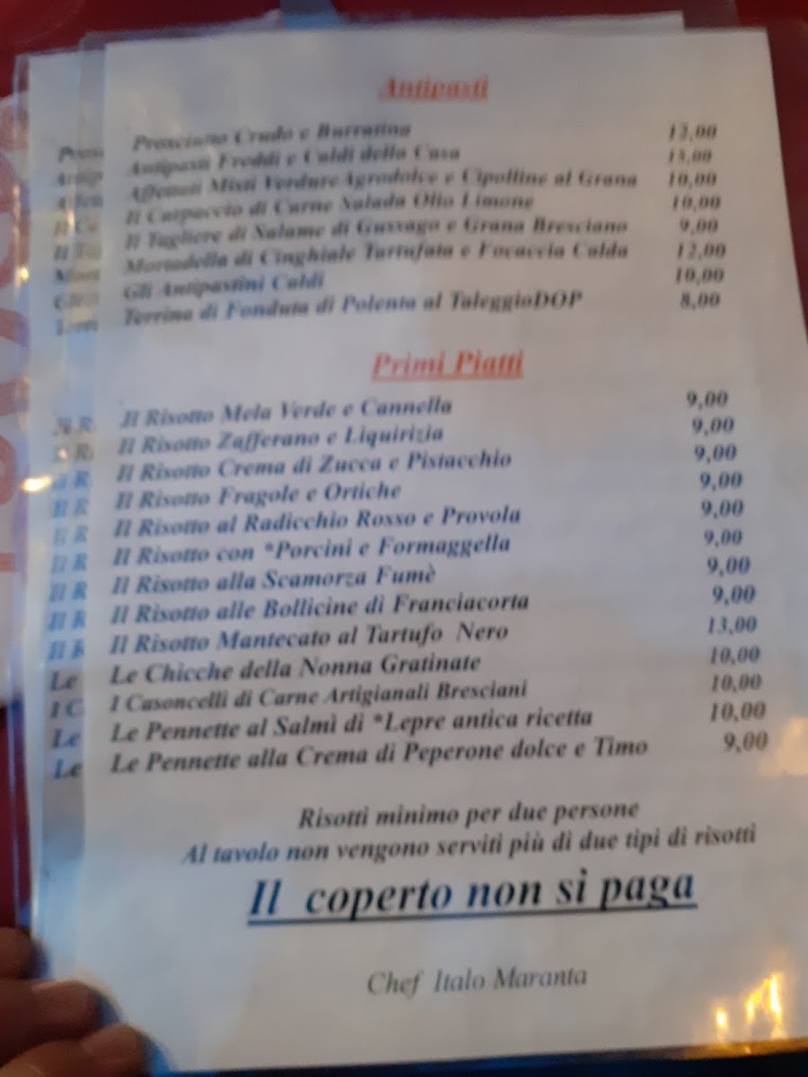 Trattoria Nuovo Rustichello | Cucina bresciana e nazionale Photo Menu 8