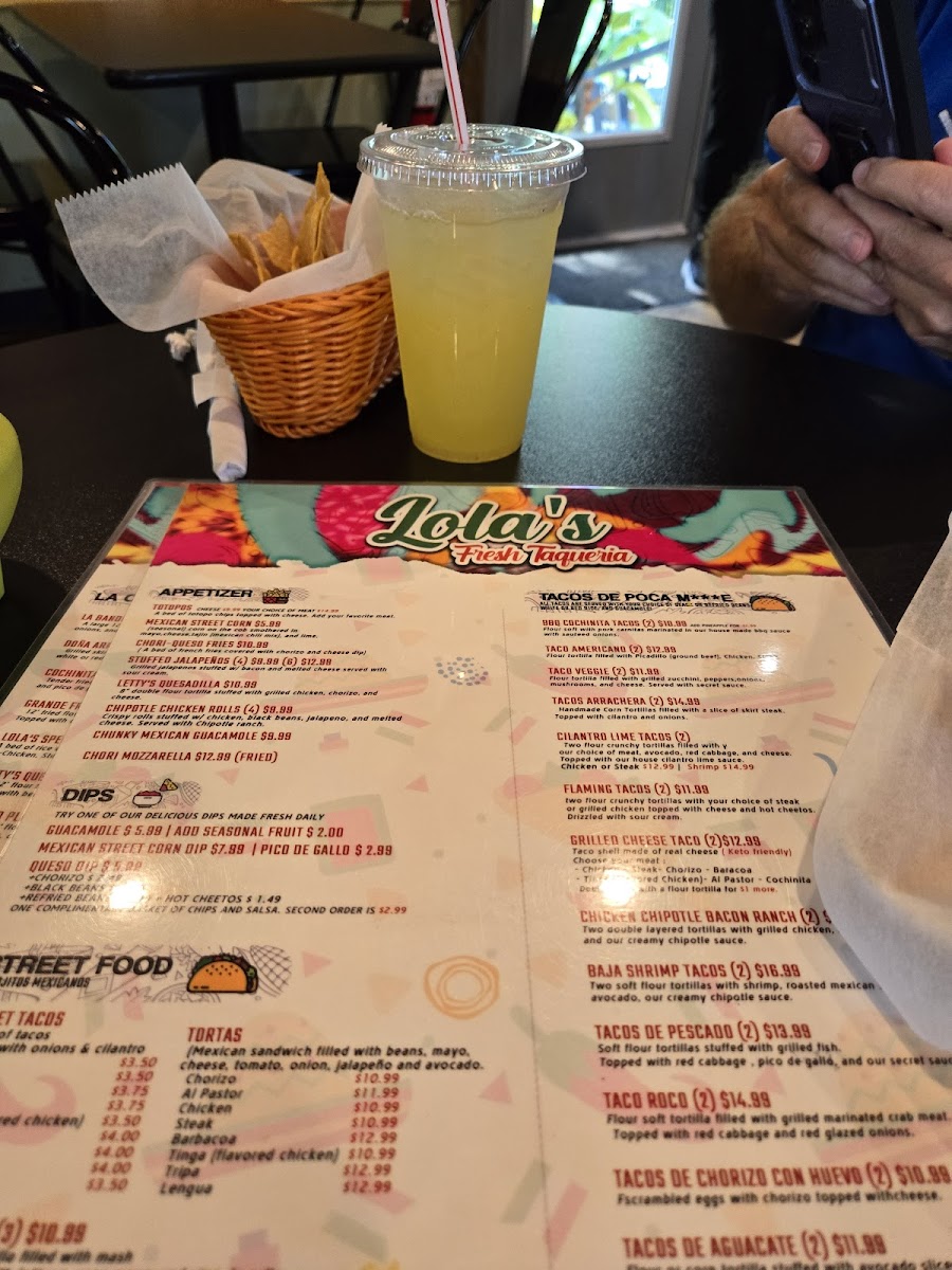 Lola's Fresh Taqueria Photo Menu 7