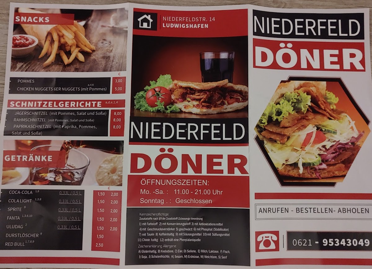 Niederfeld Döner und Pizza Photo Menu 2