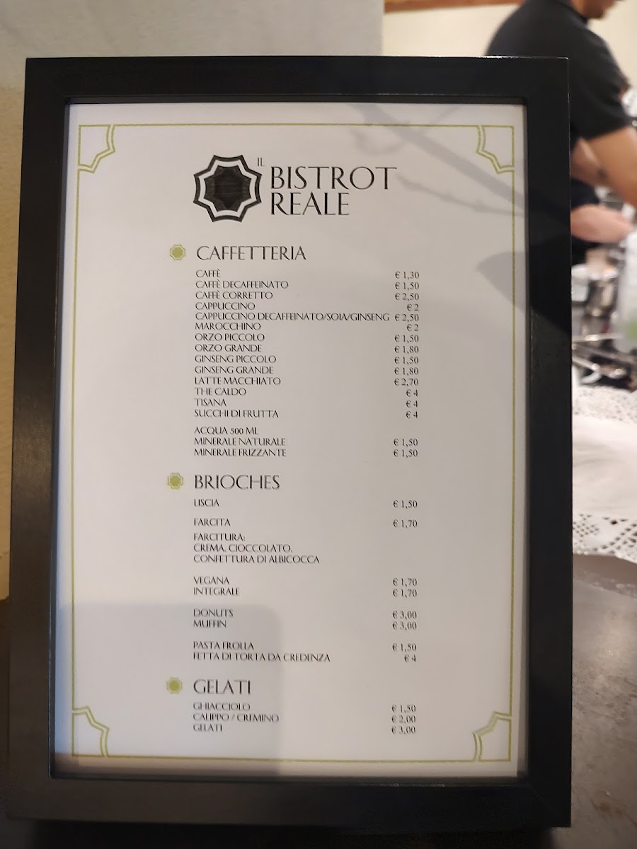 Bar Villa Reale Photo Menu 1