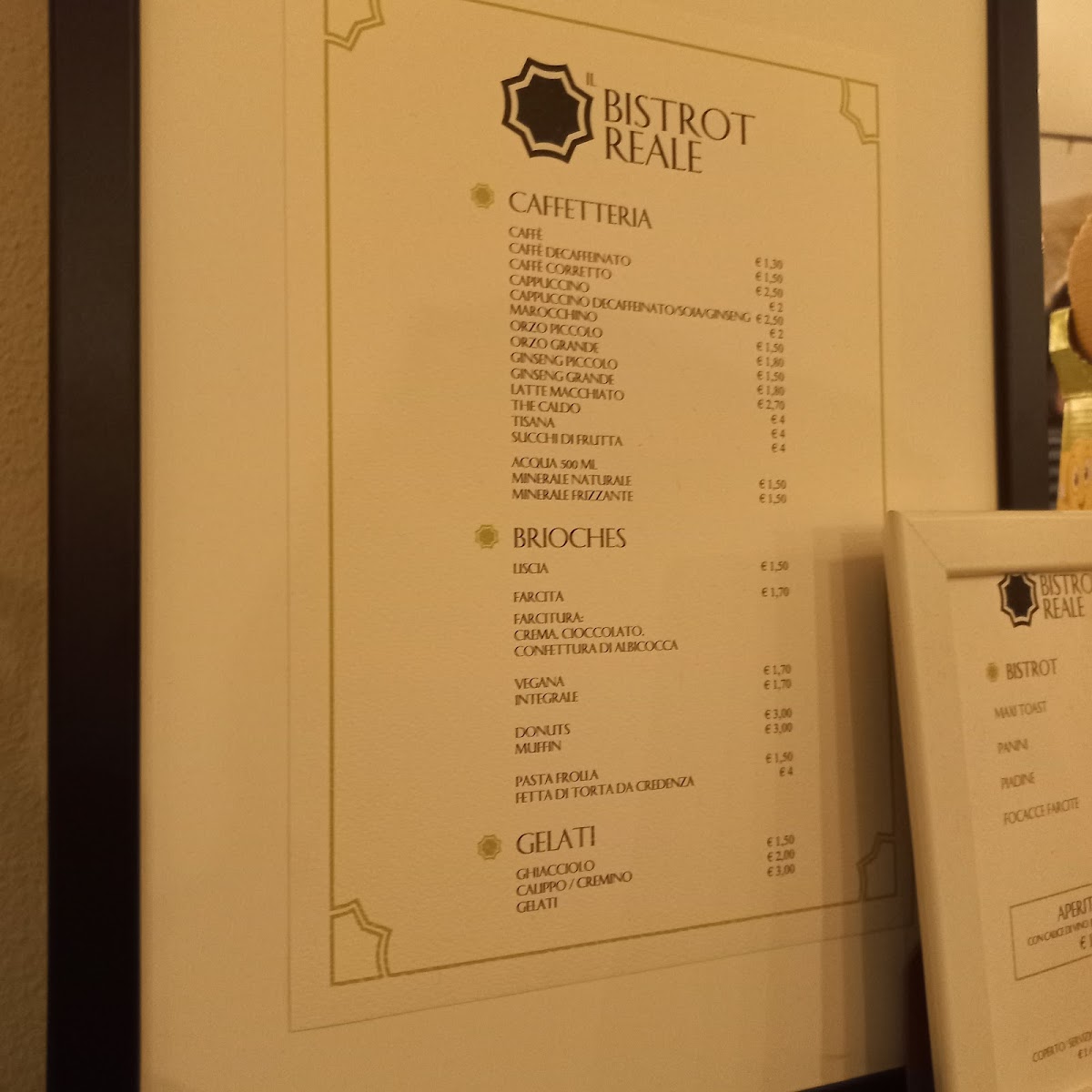 Bar Villa Reale Photo Menu 4
