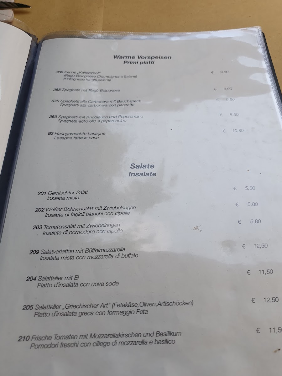Ristorante Kaltererhof Thaler Josef K.G. Photo Menu 4