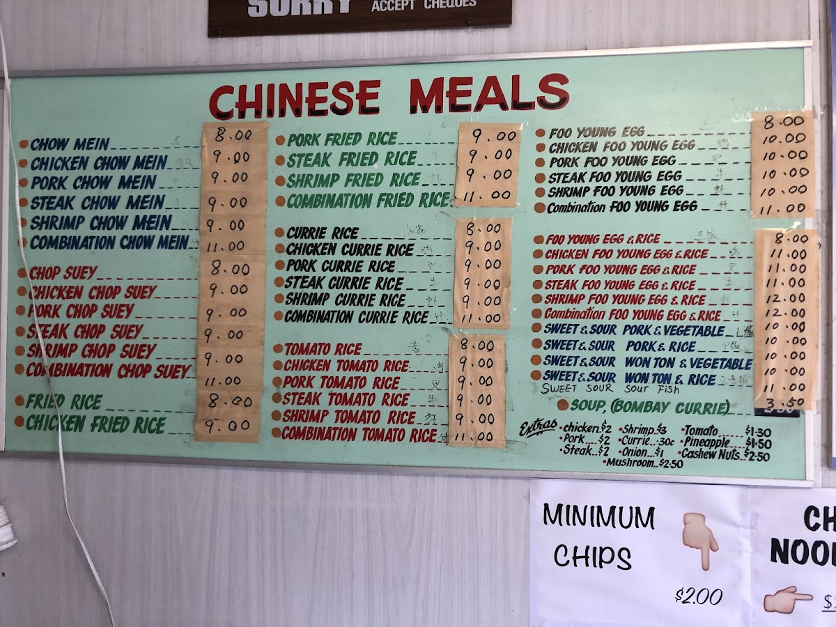 South Seas Takeaways Photo Menu 4