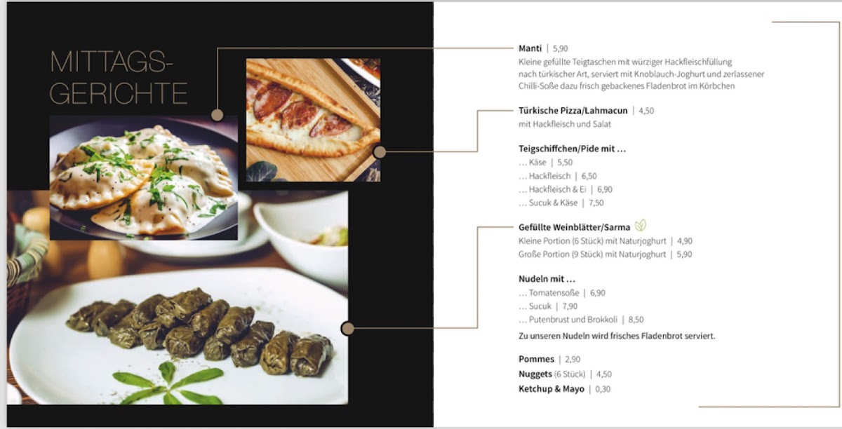 Café Aroma Photo Menu 1