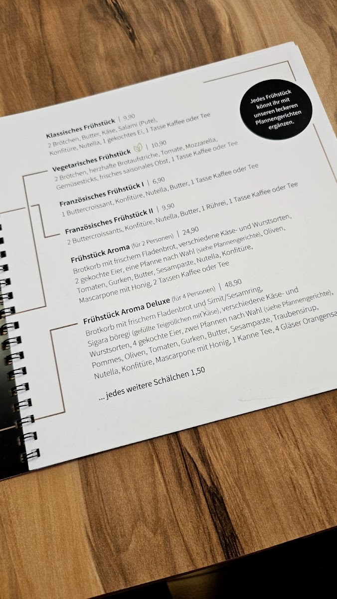 Café Aroma Photo Menu 10