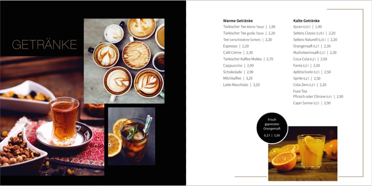 Café Aroma Photo Menu 2